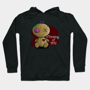 Thinking of You Voodoo Doll Valentine Hoodie